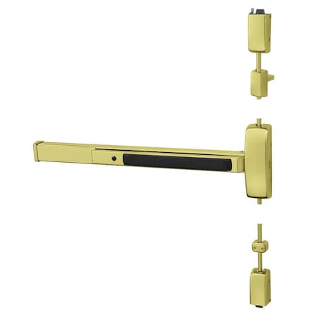 Sargent Grade 1 Surface Vertical Rod Exit Device, Wide Stile Pushpad, 36-in Device, 84-in Door Height, Store 8706F ETL LHR 4